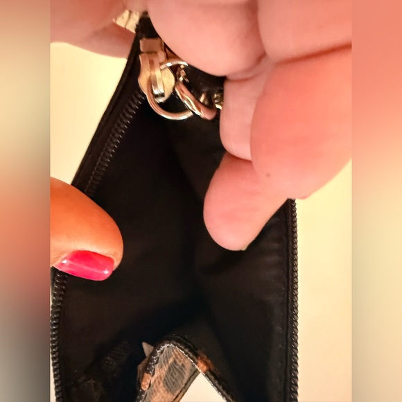 COACH Peyton Ocelot Pass Case wristlet card holder coin purse leopard PVC F52229 - Picture 5 of 9